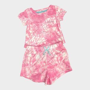 Girls 2pc Set Pink, Silver Sweet Dreams by Young Hearts Size 2T